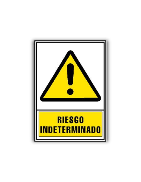 Pictograma Archivo 2000 Riesgo Indeterminado Pvc Amarillo Luminiscente 210X297 Mm