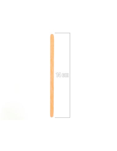 Paletina Agitadora De Madera 14 Cm Para El Cafe Con Funda Individual Bolsa De 1000 Unidades