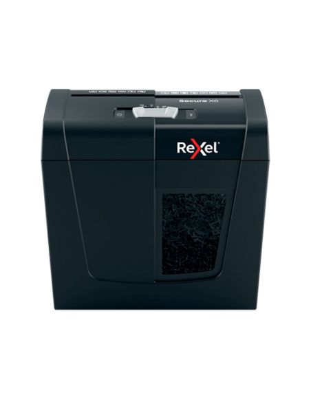Destructora De Documentos Rexel Secure X6 Eu Capacidad 6 Hojas Grapas Clips Tarjetas Y Cd