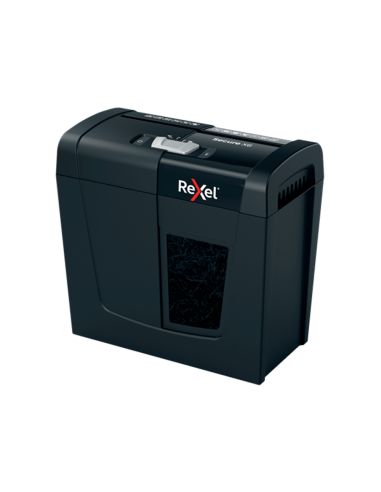 Destructora De Documentos Rexel Secure X6 Eu Capacidad 6 Hojas Grapas Clips Tarjetas Y Cd