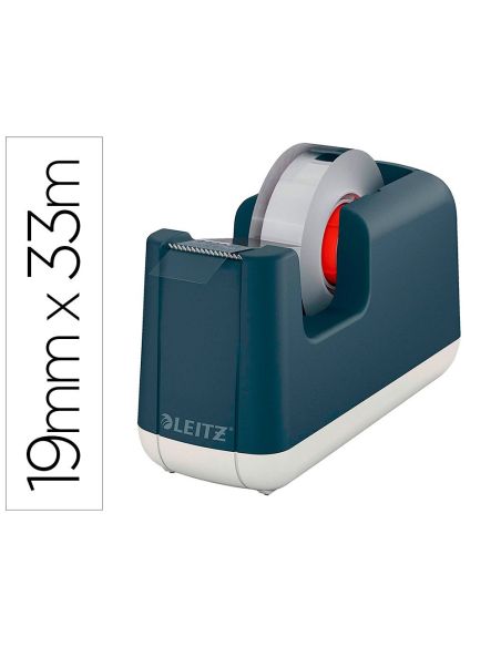 Portarrollo Sobremesa Leitz Cosy Plastico Para Cintas 33 Mt Color Gris|Libreriasalesiana
