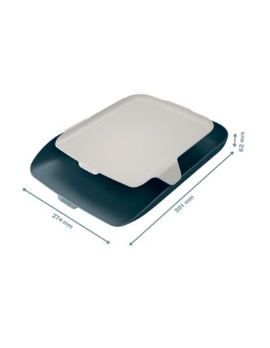 Bandeja Sobremesa Plastico Leitz Cosy Gris 274X62X391 Mm