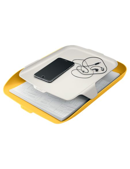Bandeja Sobremesa Plastico Leitz Cosy Amarillo 274X62X391 Mm