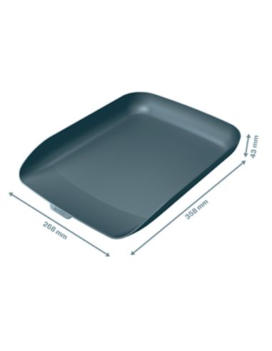 Bandeja Sobremesa Plastico Leitz Cosy Gris 268X126X358 Mm