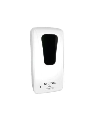 Dispensador Para Gel Y Jabon Q-Connect Automatico Sensor Y Soporte Metalico 152 Cm Alto 13X11,5X27 Cm 1000 Ml Blanco