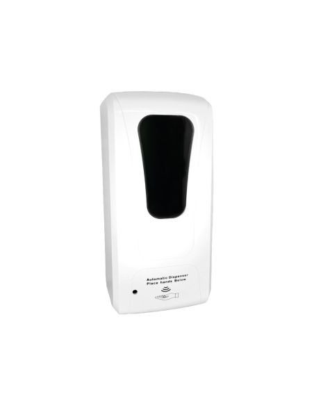 Dispensador Para Gel Y Jabon Q-Connect Automatico Sensor Y Soporte Metalico 152 Cm Alto 13X11,5X27 Cm 1000 Ml Blanco