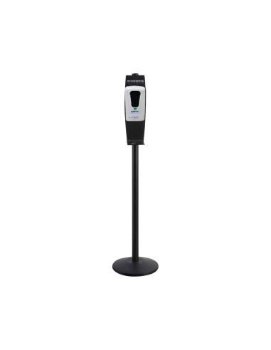 Dispensador Para Gel Y Jabon Q-Connect Automatico Sensor Y Soporte Metalico 152 Cm Alto 13X11,5X27 Cm 1000 Ml Blanco