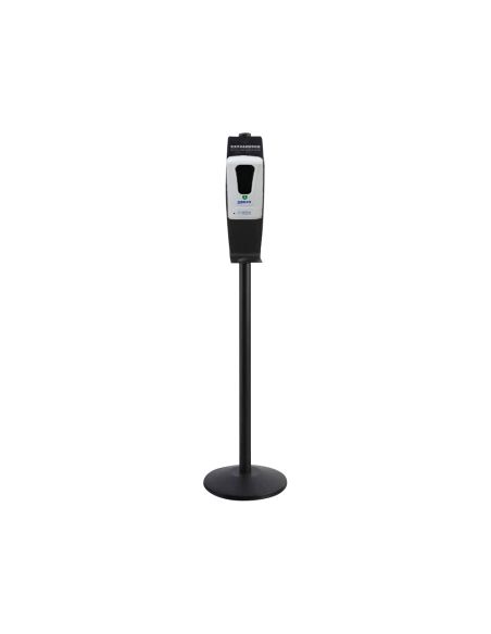 Dispensador Para Gel Y Jabon Q-Connect Automatico Sensor Y Soporte Metalico 152 Cm Alto 13X11,5X27 Cm 1000 Ml Blanco