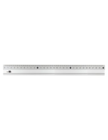 Regla Liderpapel Metalica Aluminio 30 Cm