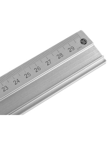 Regla Liderpapel Metalica Aluminio 30 Cm