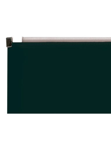 Carpeta Dossier Liderpapel A4 Cierre De Cremallera Negro Opaco
