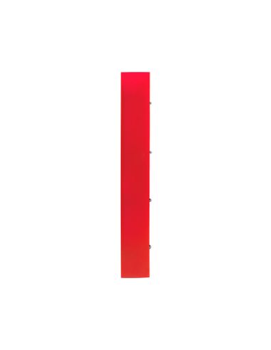 Carpeta Con Recambio Liderpapel A4 Cuadro 5Mm 100 Hojas 80G Polipropileno 4 Anillas 40Mm Rojo Translucido