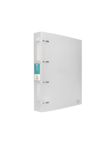 Carpeta Liderpapel 4 Anillas Mixtas 40 Mm Polipropileno Din A4 Transparente|Libreriasalesiana