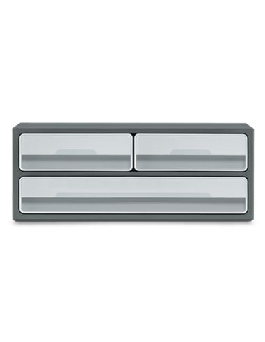 Fichero Cajones De Sobremesa Cep Moov Up Reciclado 80% 3 Cajones Color Gris 275X369X146 Mm