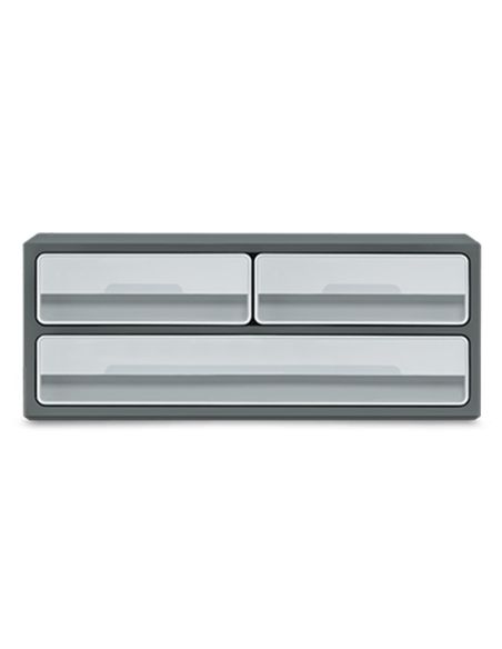 Fichero Cajones De Sobremesa Cep Moov Up Reciclado 80% 3 Cajones Color Gris 275X369X146 Mm
