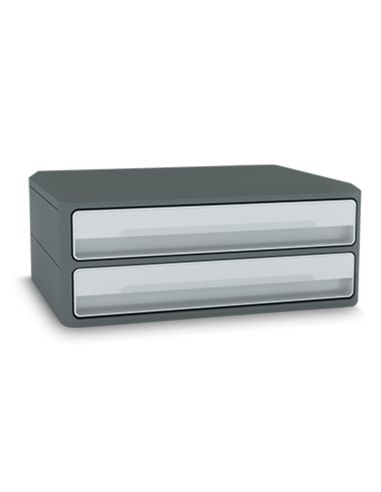 Fichero Cajones De Sobremesa Cep Moov Up Reciclado 80% 2 Cajones Color Gris 275X369X146 Mm