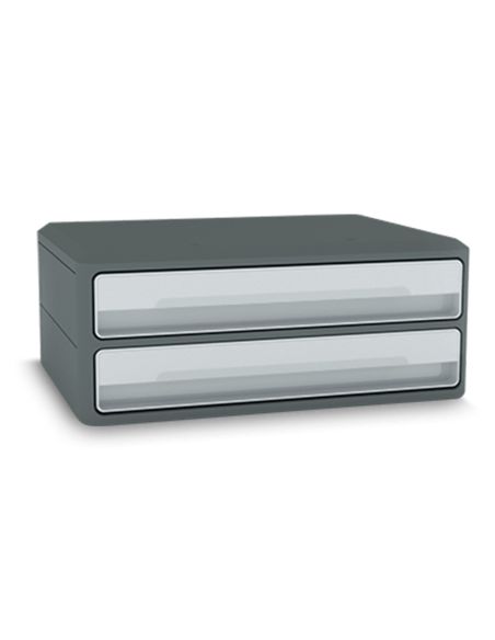 Fichero Cajones De Sobremesa Cep Moov Up Reciclado 80% 2 Cajones Color Gris 275X369X146 Mm