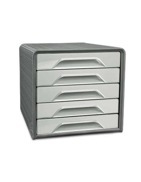 Fichero Cajones De Sobremesa Cep Smoove 5 Cajones Color Gris 288X360X270 Mm