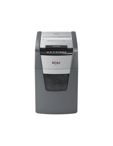Destructora De Documentos Rexel Optimum Autofedd+ 150X Eu Capacidad De Corte 150 Hojas Destruye Grapas Y Clips