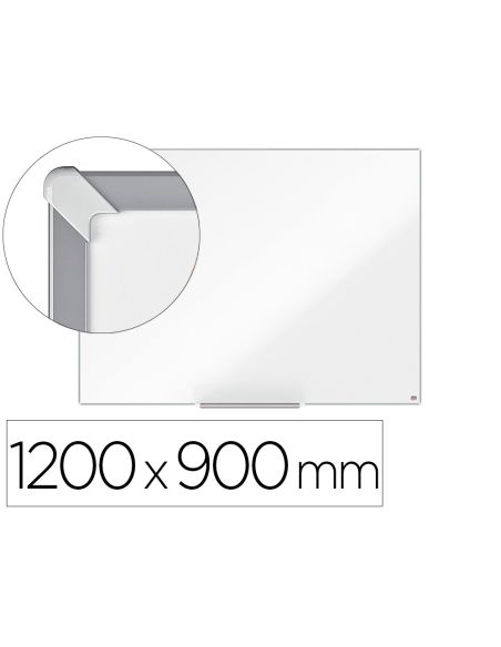 Pizarra Blanca Nobo Nano Clean Ip Pro Lacada Magnetica 1200X900 Mm
