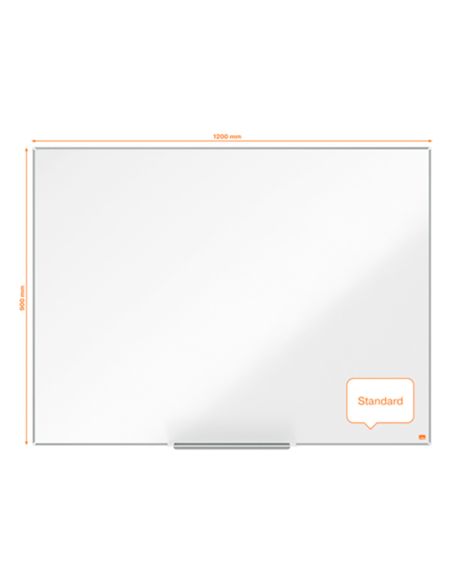 Pizarra Blanca Nobo Nano Clean Ip Pro Lacada Magnetica 1200X900 Mm
