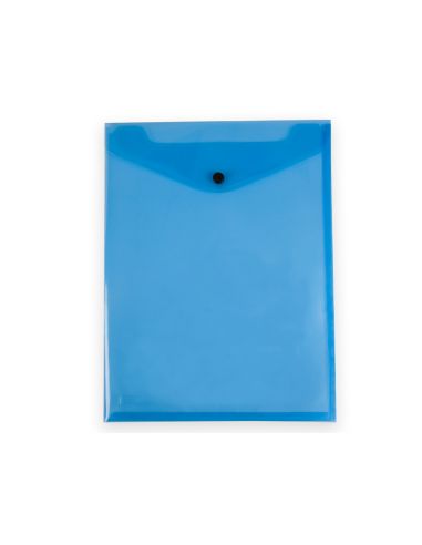 Carpeta Liderpapel Dossier Broche Polipropileno Din A4 Formato Vertical Con Fuelle Azul Translucido|Libreriasalesiana