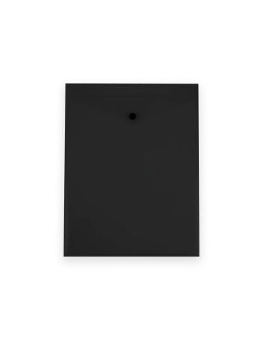 Carpeta Liderpapel Dossier Broche Polipropileno Din A4 Formato Vertical Con Fuelle Negro Opaco