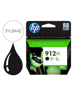 Ink-Jet Hp 912 Xl Officejet 8010 / 8020 / 8035 Negro 825 Pag