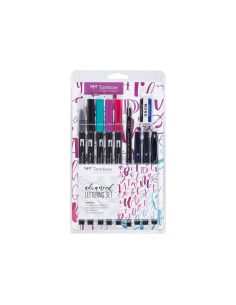 Set Caligrafia Tombow Lettering Advance 10 Piezas 2
