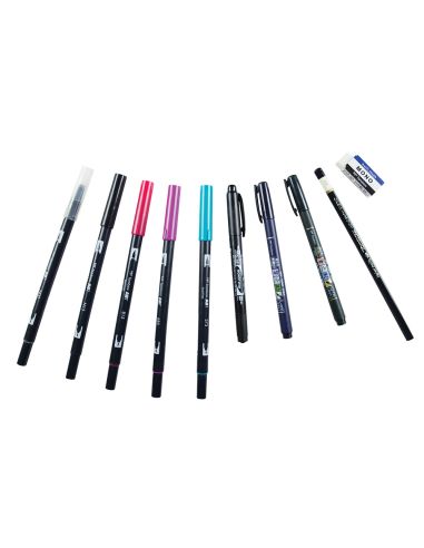 Set Caligrafia Tombow Lettering Advance 10 Piezas