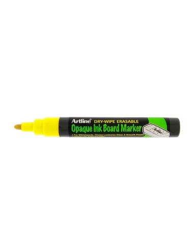 Rotulador Artline Pizarra Epd-4 Color Amarillo Fluorescente Opaque Ink Board Punta Redonda 2 Mm|Libreriasalesiana