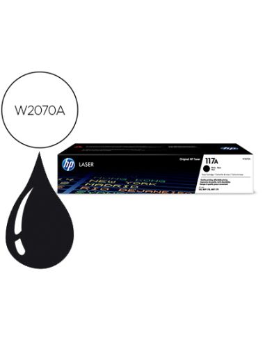 Toner Hp 117A Laser Color 150A / 150Nw / 178Nw / 178Nwg / 179Fnw Negro 1000 Paginas
