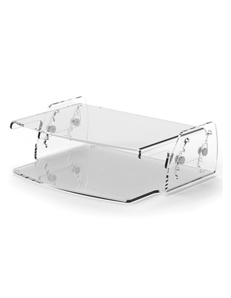 Soporte Fellowes Para Monitor Clarity Ajustable 5 Posiciones Transparente 70X256X320 Mm Hasta 15 Kg