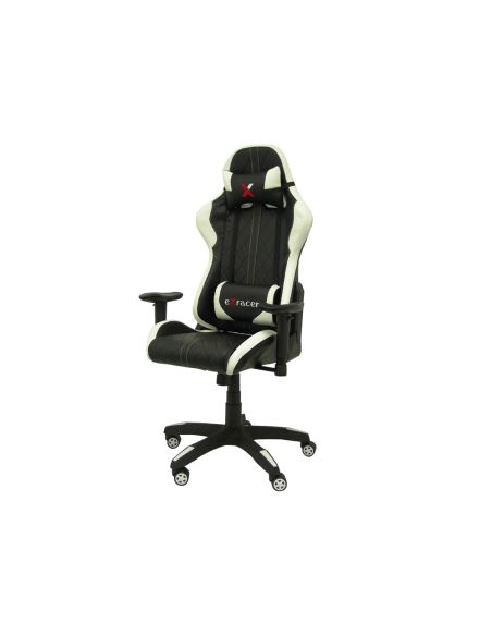 Silla Pyc Gaming Chair Giratoria Similpiel Regulable En Altura Negra 1200+80X670X670 Mm