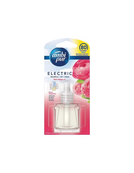 Ambientador Ambipur Electrico Flores Elegantes Recambio 21,5Ml