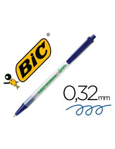 Boligrafo Bic Ecolutions Clic Stic Azul