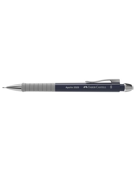 Portaminas Faber Castell 0,5 Mm Apollo Retractil Color Azul Oscuro