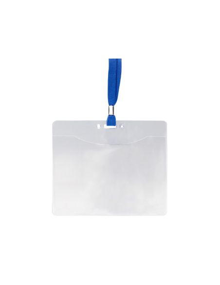 Identificador Q-Connect Con Cordon Plano Azul A6 154X127 Mm Apertura Superior