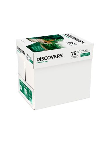 Papel Fotocopiadora Discovery Fast Pack Din A4 75 Gramos Papel Multiuso Ink-Jet Y Laser Caja De 2500 Hojas