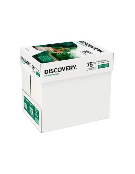 Papel Fotocopiadora Discovery Fast Pack Din A4 75 Gramos Papel Multiuso Ink-Jet Y Laser Caja De 2500 Hojas