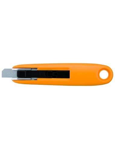 Cortador De Seguridad Olfa Cuchilla Ancha 12,5Mm Formato Compacto Con Cuerpo De Acero Inoxidable