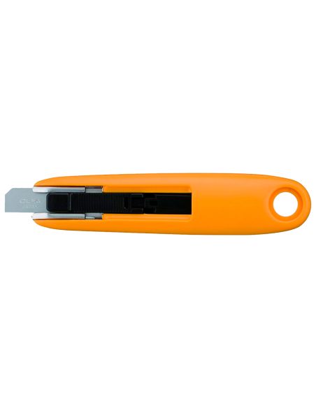 Cortador De Seguridad Olfa Cuchilla Ancha 12,5Mm Formato Compacto Con Cuerpo De Acero Inoxidable