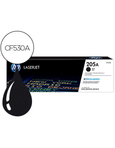 Toner Hp 205A Laserjet M 154A / 154Nw / Mfp M180N / 181Fw Negro 1100 Paginas