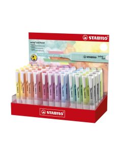 Rotulador Stabilo Fluorescente Fino Swing Cool Pastel Expositor De 48 Unidades Colores Surtidos