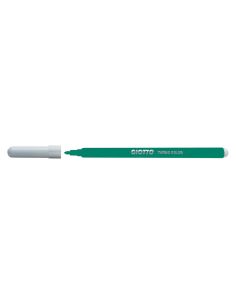 Rotulador Giotto Turbo Color Lavable Con Punta Bloqueada Unicolor Verde Oscuro 2