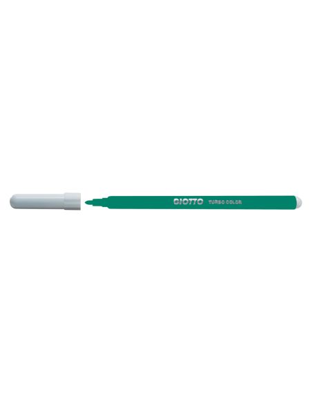 Rotulador Giotto Turbo Color Lavable Con Punta Bloqueada Unicolor Verde Oscuro