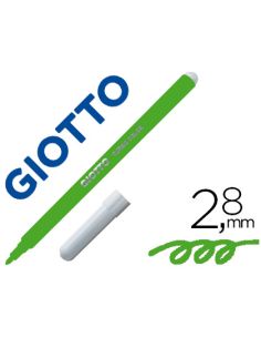 Rotulador Giotto Turbo Color Lavable Con Punta Bloqueada Unicolor Verde