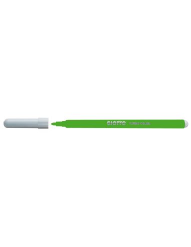 Rotulador Giotto Turbo Color Lavable Con Punta Bloqueada Unicolor Verde