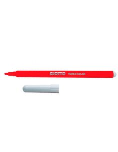 Rotulador Giotto Turbo Color Lavable Con Punta Bloqueada Unicolor Rojo 2