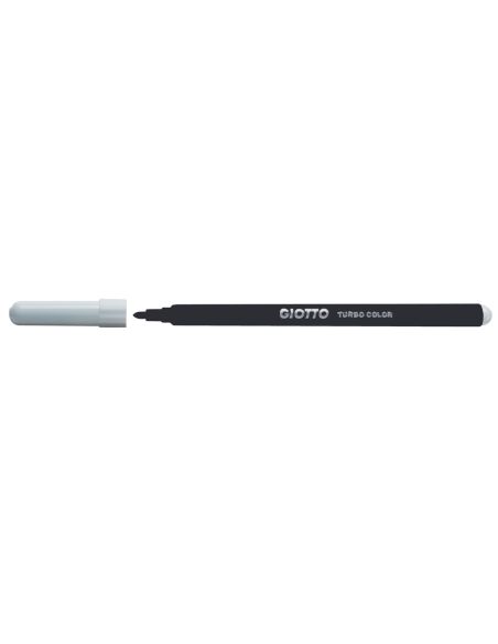 Rotulador Giotto Turbo Color Lavable Con Punta Bloqueada Unicolor Negro